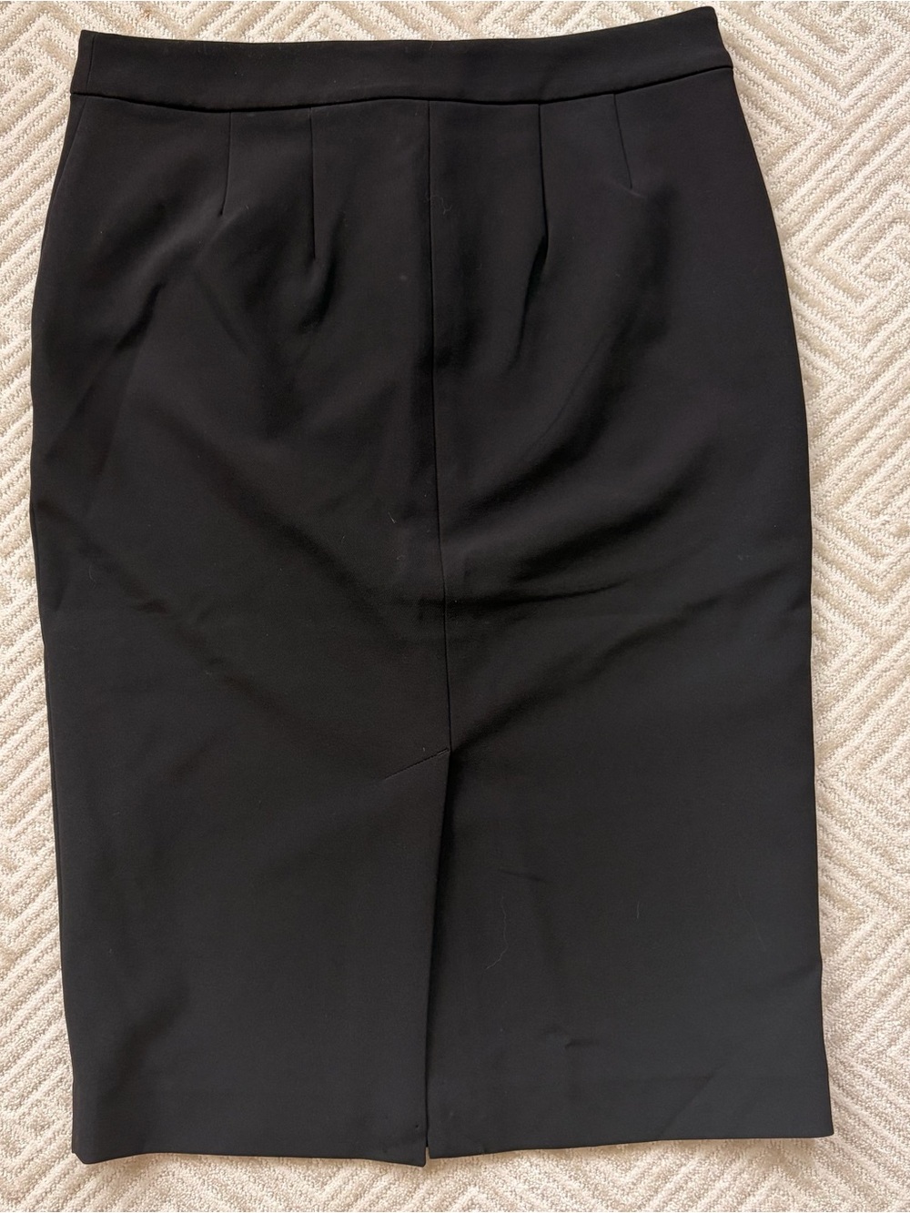 Express High Waisted Midi Pencil Skirt Black - Picture 8 of 10